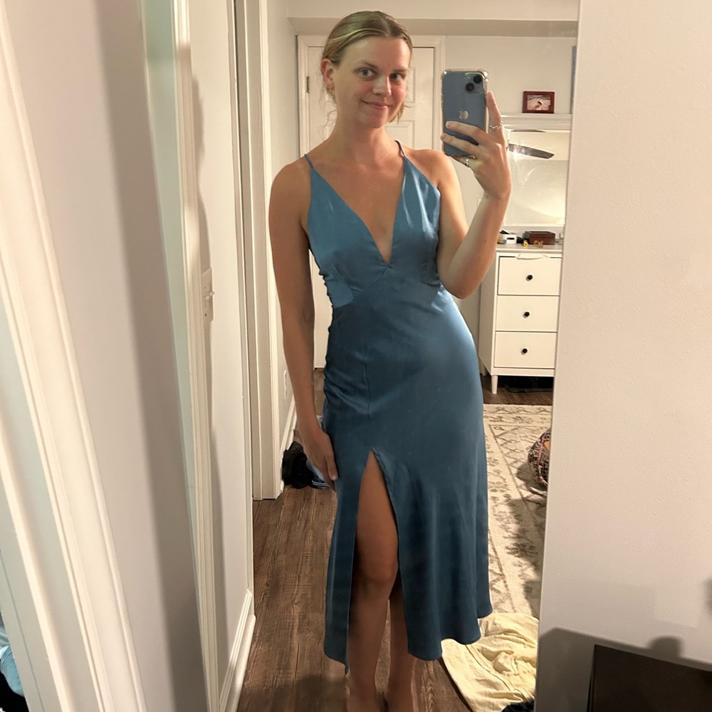 Fortunate One blue dress, new with tag